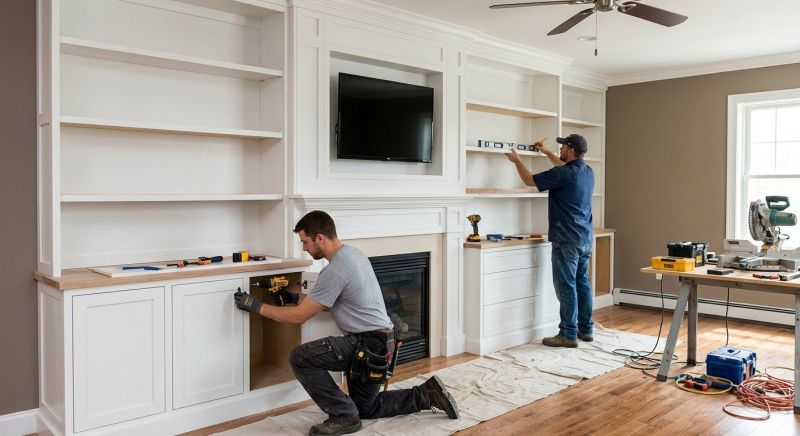 Built In Storage Installation in Fairfax, VA