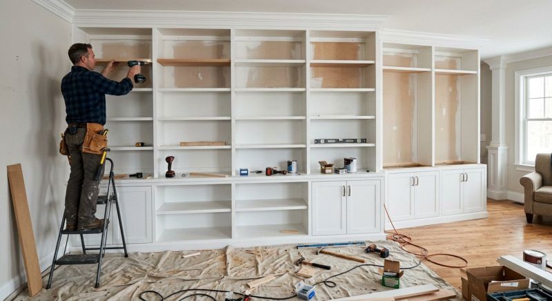 Builtin Cabinets Installation in Annapolis, MD