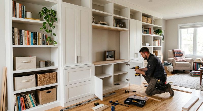 Mudroom Shelving Installation in Annapolis, MD