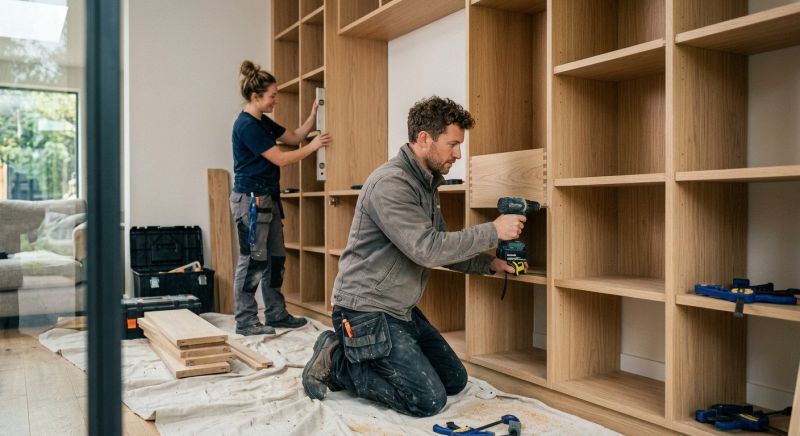 Mudroom Shelving Installation in Charlotte, NC